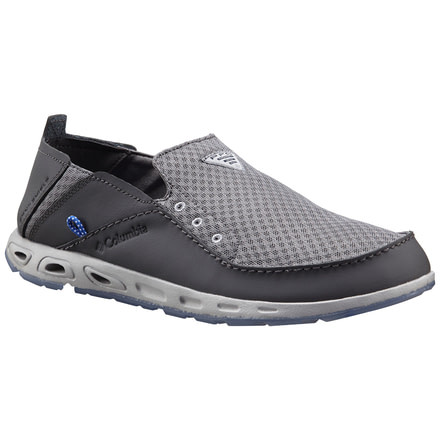 Columbia Bahama Vent Marlin PFG Watersport Shoe - Men's-Light Grey/Vivid Blue-Medium-8