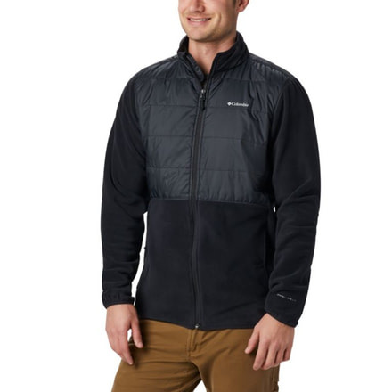 Columbia Basin Butte Fleece Full Zip - Mens, Black, Small, 1861601010-S