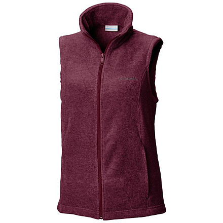 Columbia Benton Springs Vest, Rich Wine, Extra Small - Womens, 1372121624-XS