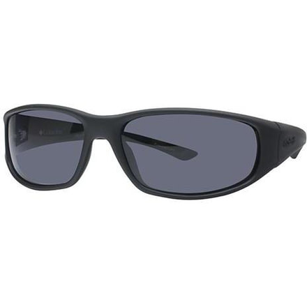 Columbia Borrego Sunglasses - Frame Matte Black-Shiny Black, Lens Color Smoke, Size 61/16mm CBBORREGOPZ301