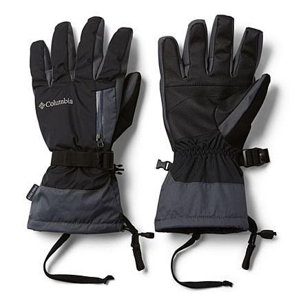 Columbia Bugaboo Mens Interchange Glove, Black, Graphite, S - Mens, 1827701010-S