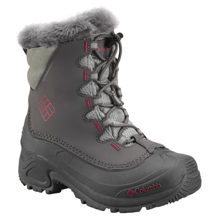 Columbia Bugaboot II Winter Boot - Girls Youth-Shale/Rose-5 Youth