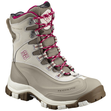 Columbia Bugaboot Plus Omni-Heat Michelin Winter Boot - Women's-Sea Salt/Deep Blush-Medium-11
