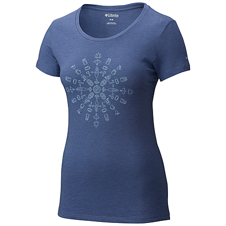 Columbia Camp Columbia Short Sleeve T-Shirt - Women's-Bluebell-Large