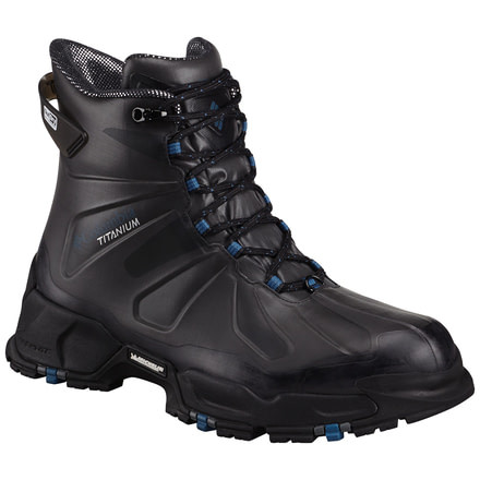 Columbia Canuk Titanium Omni-Heat OutDry Extreme Winter Boot - Men's-Black/Phoenix Blue-Medium-10