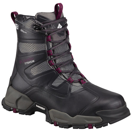 Columbia Canuk Titanium Omni-Heat OutDry Winter Boot - Women's-Titanium/Dark Raspberry-Medium-12