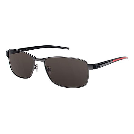 Columbia CASCO PEAK Sunglasses - Frame MATTE GUN/BLACK, Lens Color Smoke, Size 58/17mm CBCASCOPEAK01