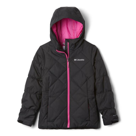 Columbia Casual Slopes Jacket - Girls, Black Heather, Extra Small, 1801311011-XS