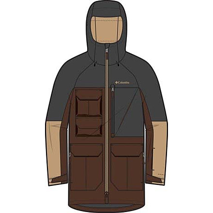 Columbia Coreshot Jacket - Mens, Tobacco/Black/Canoe, Large, 2133981-256-L