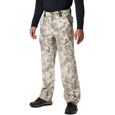Columbia Gallatin Pant, Timberwolf Digital Snow, S, Regular Inseam - Mens, 1801971900-S-R