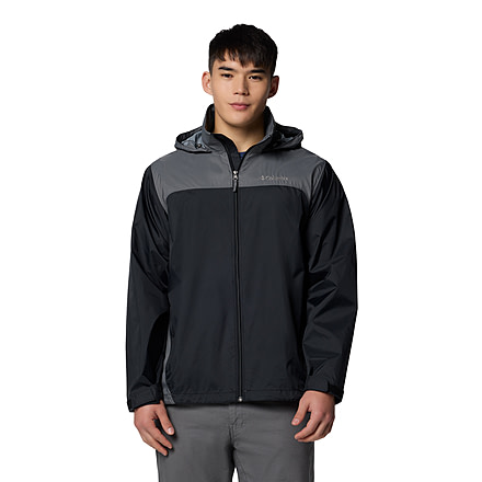 Columbia Glennaker Lake II Rain Jacket - Mens, Black/City Grey, M, 2089791-012-M