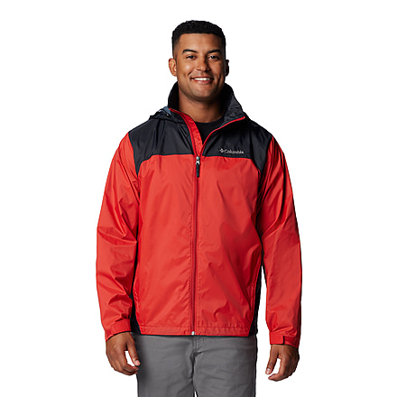 Columbia Glennaker Lake II Rain Jacket - Mens, Sail Red/Black, S, 2089791-698-S