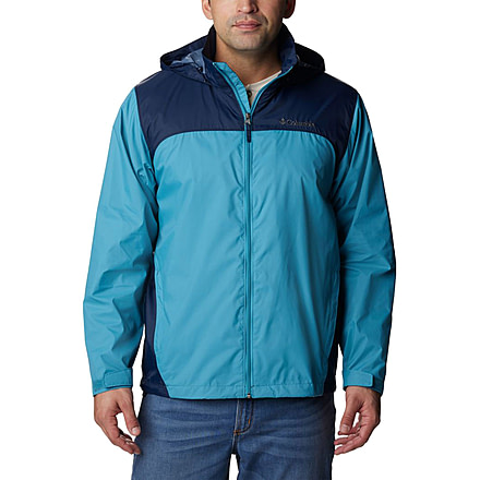Columbia Glennaker Lake Rain Jacket - Mens, Shasta/Collegiate Navy, Large, 1442361424Sht,ClgtNvL