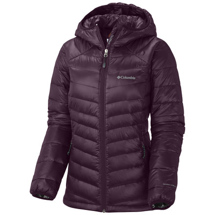 Columbia Gold 650 TurboDown Radial Down Hooded Jacket - Women's-Purple Dahlia-Medium