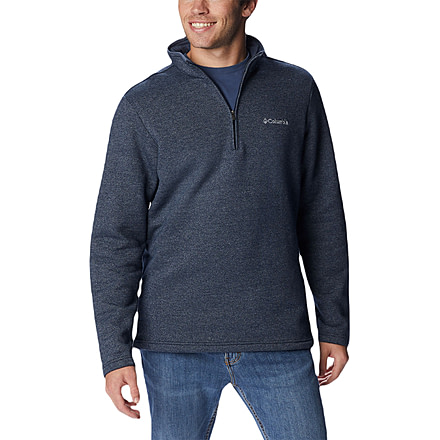 Columbia Great Hart Mountain III Half Zip Sweatshirt - Mens, Collegiate Navy Heather, 2XL, 1625231465-XXL