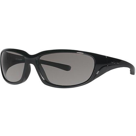 Columbia Great Wall Sunglasses - Frame Shiny Black/Metallic Grappa, Lens Color Grey, Size 60/15mm CBGRTWALLPZ601