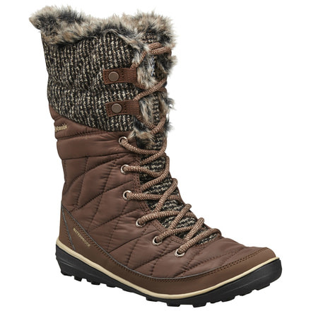 Columbia Heavenly Omni-Heat Knit Winter Boot - Women's-Tobacco/Dark-Medium-6