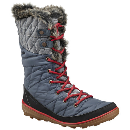 Columbia Heavenly Omni-Heat Organza Winter Boot - Women's-Blue/Red-Medium-6
