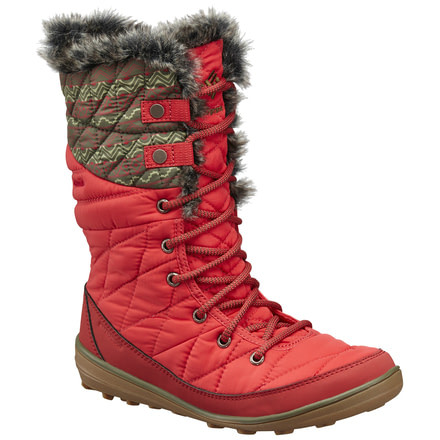 Columbia Heavenly Omni-Heat Print Winter Boot - Women's-Henna/Nori-Medium-6.5