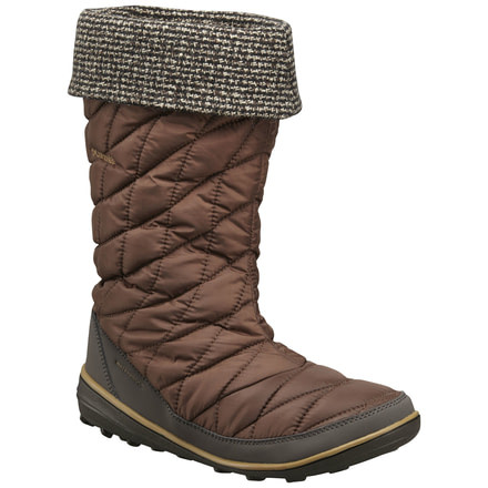 Columbia Heavenly Omni-Heat Slip Knit Winter Boot - Women's-Tobacco/Dark-Medium-7