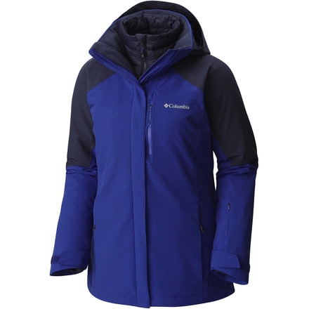 Columbia Herz Mountain Interchange Jacket - Women's-Clematis Blue/Nocturnal-X-Small