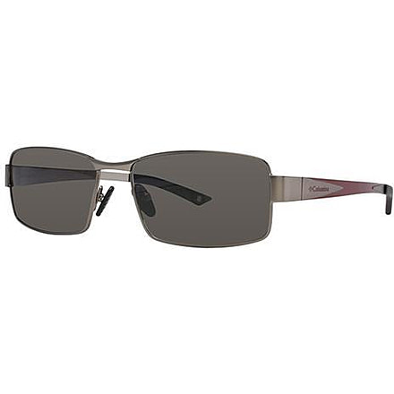 Columbia Hudson 100 Sunglasses - Frame Medium Gunmetal/Intense Red, Size 55/17mm CBHUDSONPZ10001