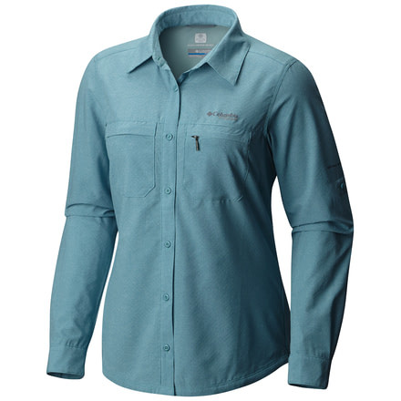 Columbia Irico Long Sleeve Shirt - Women's-Teal Heather-Small