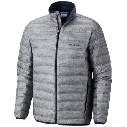 Columbia Lake 22 Down Jacket - Mens, Columbia Grey Heather Print, Small, 1737881039-S
