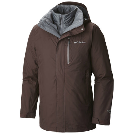 Columbia Lhotse II Interchange Jacket - Men's-New Cinder-Small