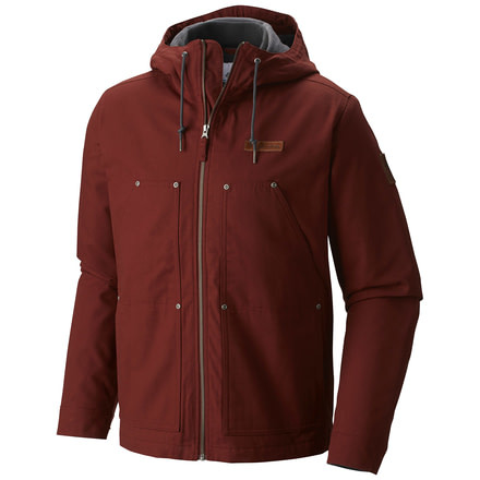 Columbia Loma Vista Hooded Jacket - Men's-Deep Rust-Small