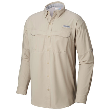 Columbia Low Drag Offshore Long Sleeve Shirt - Mens, Fossil, Medium, 1450041160-M