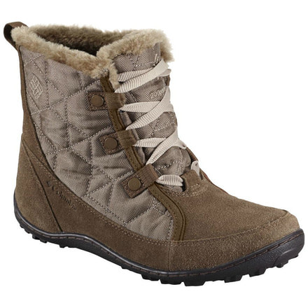 Columbia Minx Shorty Omni-Heat Winter Boot - Women's-Pebble/Oxford-Medium-7 US