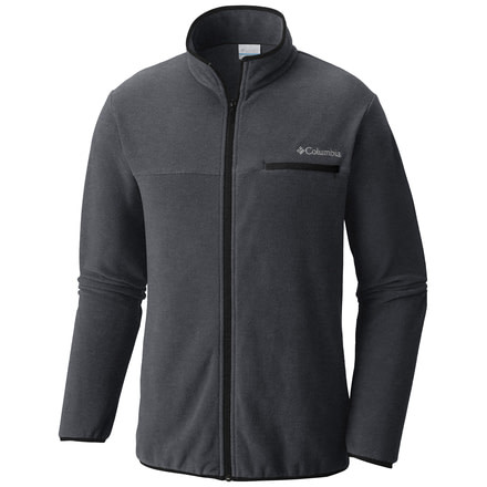 Columbia Mountain Crest Full Zip Hoody - Men's, Graphite Heathe, S, 1778471053-53-S