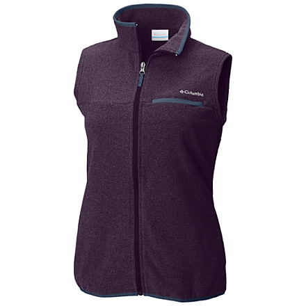 Columbia Mountain Crest Vest, Dark Plum, S - Womens, 1801981506-S