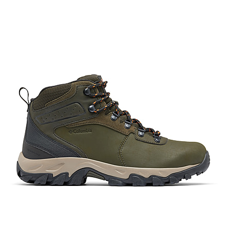Columbia Newton Ridge Plus II Waterproof Hiking Boot - Mens, Deep Olive/Desert Sun, 11.5, 1594731-315-11.5