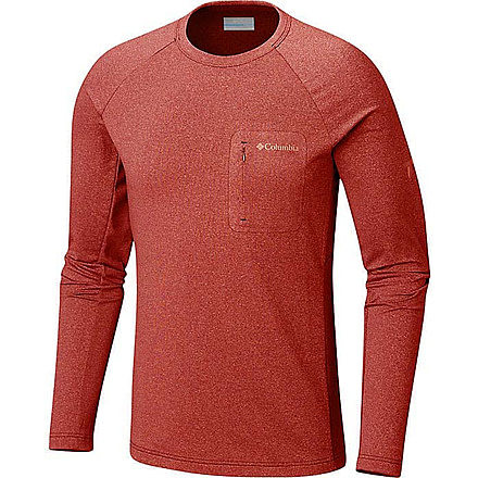 Columbia Northern Ground Long Sleeve Knit, Backcountry Orange, M - Mens, 1803281866-M
