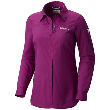 Columbia Northern Ground Long Sleeve Shirt - Womens, Intense Violet, L, 1773441519L