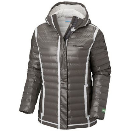 Columbia OutDry Ex Eco Down Jacket - Women's, Bamboo Charcoal, Small, 1761051030-S