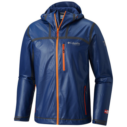 Columbia OutDry Ex Stretch Hooded Shell Jacket - Mens, Carbon, XL, 1711861469XL