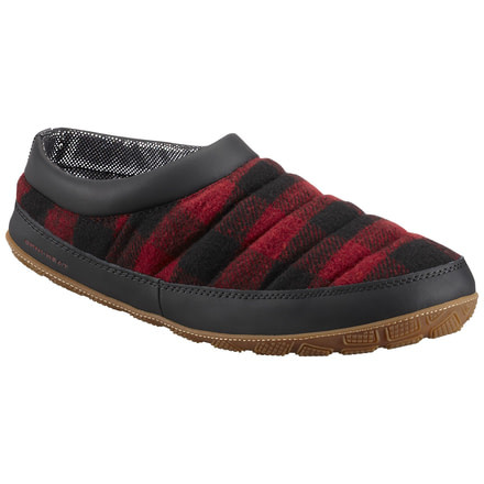 Columbia Packed Out II Omni-Heat Flannel Slipper - Men's-Chili/Black-Medium-11 US