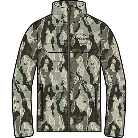 Columbia Powder Lite II Printed Jacket - Mens, Stone Green Treebark Print, Extra Large, 2098391-397-XL