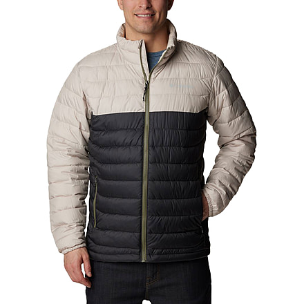 Columbia Powder Lite Jacket - Mens, Dark Stone/Shark, Extra Large, 1698001278DrkStn,ShkXL