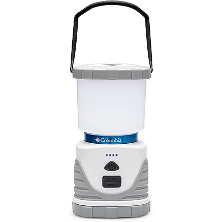 Columbia Rechargeable 750 Lumen Lantern, White/Grey, 50022