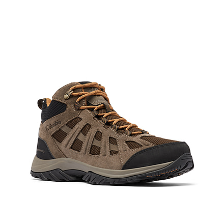 Columbia Redmond III Mid Waterproof Shoes - Mens, Cordovan/Elk, 10, 1940581-232-10