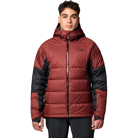 Columbia Roaring Fork II Down Jacket - Mens, Spice/Black, Small, 2087341681-S