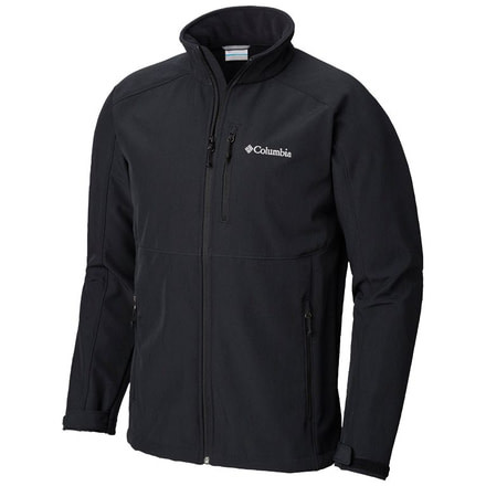 Columbia Ryton Reserve Softshell Jacket - Mens, Black Heather, Black, Extra Large, 1799031014-XL