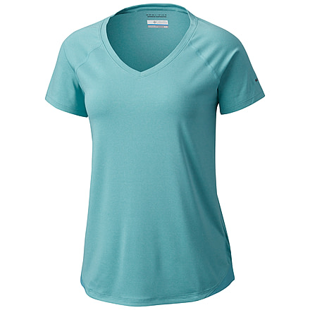 Columbia Saturday Trail II Knit Short Sleeve Shirt - Women's-Iceberg Heather-Large