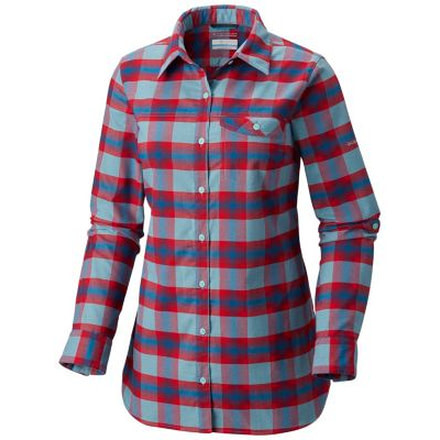 Columbia Silver Ridge Flannel Tunic - Womens, Aqua Haze Plaid, Small, 1802611321-S