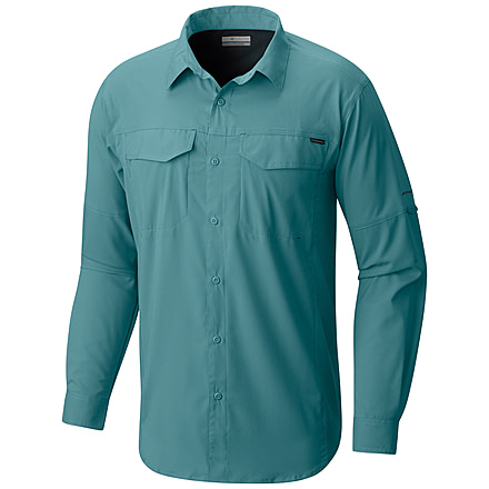 Columbia Silver Ridge Lite Long Sleeve - Men's -Teal-Small