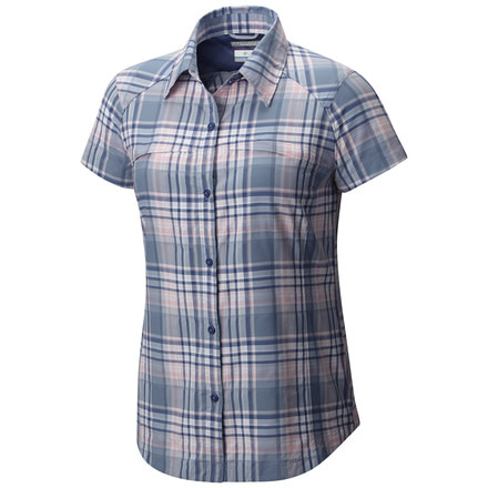 Columbia Silver Ridge Multi Plaid Short Sleeve Shirt - Women's-Beacon Dobby Pl-Medium